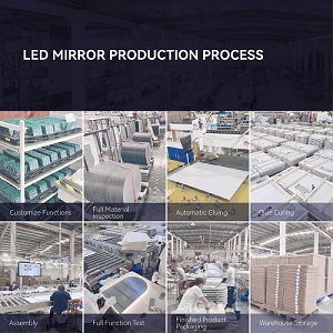 איך אנחנו מייצרים את מראות ה-LED שלנו - סקירה מהירה של תהליך